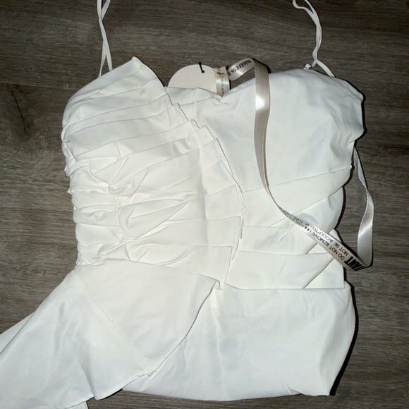 Mistress Rocks White Ruffle top - Picture 12 of 15